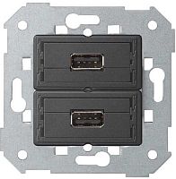 Розетка 2хUSB тип A+A без накладки без рамки Simon75 2-м. картинка